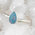 OPAL HERITAGE STERLING SILVER AUSTRALIAN OPAL RING