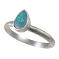 OPAL HERITAGE STERLING SILVER AUSTRALIAN OPAL RING