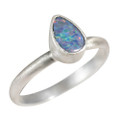OPAL OPULANCE STERLING SILVER AUSTRALIAN OPAL RING