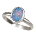DREAM MACHINE STERLING SILVER AUSTRALIAN OPAL RING