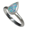 TREASURED FUTURE STERLING SILVER AUSTRALIAN OPAL RING