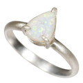 BRIGHT VORTEX STERLING SILVER AUSTRALIAN OPAL RING