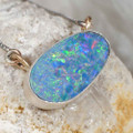 HANDMADE OPULANCE STERLING SILVER OPAL JEWELLERY SET