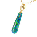 * A SUMMER SKY 14KT GOLD & DIAMOND OPAL JEWELRY SET