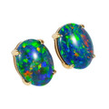 * A SUMMER SKY 14KT GOLD & DIAMOND OPAL JEWELRY SET