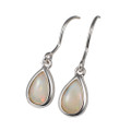 * A CLOUD BLAST STERLING SILVER AUSTRALIAN OPAL JEWELRY SET