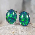 MANHATTAN STERLING SILVER AUSTRALIAN OPAL JEWELRY SET