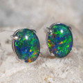HAWAII 5-0 STERLING SILVER AUSTRALIAN OPAL JEWELRY SET