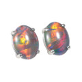 PASSIONATE SEDUCTION STERLING SILVER AUSTRALIAN OPAL JEWELRY SET