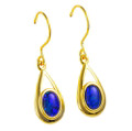 ECHO LANE 18KT GOLD PLATED AUSTRALIAN OPAL DROP EARRINGS