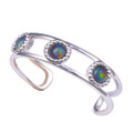 GLITZ & GLAM SILVER OPAL RING