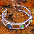 DEEP BREATHE STERLING SILVER AUSTRALIAN OPAL RING DEEP BREATHE STERLING SILVER AUSTRALIAN OPAL RING