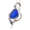 *JOLLY GEMS STERLING SILVER AUSTRALIAN OPAL NECKLACE