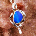 *JOLLY GEMS STERLING SILVER AUSTRALIAN OPAL NECKLACE