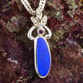 HEART EYES STERLING SILVER AUSTRALIAN OPAL NECKLACE