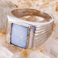 DREAMLIGHT STERLING SILVER AUSTRALIAN OPAL RING