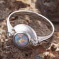 LIBRA BREEZE STERLING SILVER AUSTRALIAN OPAL RING
