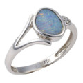 PISCES DRIFT STERLING SILVER AUSTRALIAN OPAL RING