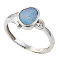 PISCES DRIFT STERLING SILVER AUSTRALIAN OPAL RING