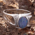 VENUS VIBE STERLING SILVER AUSTRALIAN OPAL RING