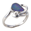 JUPITER JOY STERLING SILVER AUSTRALIAN OPAL RING