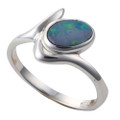 NEPTUNE DREAM STERLING SILVER AUSTRALIAN OPAL RING