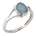 ASTRO MIST STERLING SILVER AUSTRALIAN OPAL RING