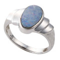 ORIONS GAZE STERLING SILVER AUSTRALIAN OPAL RING
