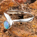 FAIRYTAIL BLAST STERLING SILVER AUSTRALIAN OPAL RING
