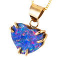 PURE RADIANCE 14KT ROSE GOLD FILLED AUSTRALIAN OPAL NECKLACE