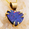 PURE RADIANCE 14KT ROSE GOLD FILLED AUSTRALIAN OPAL NECKLACE