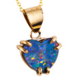 DAWN ENERGY 14KT ROSE GOLD FILLED AUSTRALIAN OPAL NECKLACE