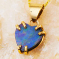 *1 AURORA ESSENCE 14KT ROSE GOLD FILLED AUSTRALIAN OPAL NECKLACE