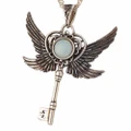 KEY TO HEAVEN STERLING SILVER AUSTRALIAN OPAL NECKLACE