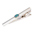 TIMBERLINE MEN'S AUSTRALIAN BLACK OPAL TIE BAR