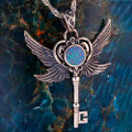 DOORWAY TO HEAVEN COLLECTION UNISEX OPAL NECKLACE (6) DOORWAY TO HEAVEN COLLECTION UNISEX OPAL NECKLACE (6)