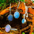 * 1 ENCHANTED WONDERLAND SILVER OPAL JEWELRY SET