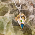 * Canopy Shimmer Sterling Silver Opal Pendant