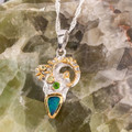 Canopy Shimmer Sterling Silver Opal Pendant