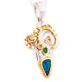 Canopy Shimmer Sterling Silver Opal Pendant