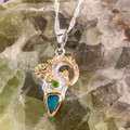 Canopy Shimmer Sterling Silver Opal Pendant