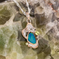 Wild Side Spark Sterling Silver Opal Pendant