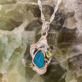 Wild Side Spark Sterling Silver Opal Pendant