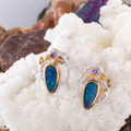 Ocean Abundance Sterling Silver Couture Opal Earrings
