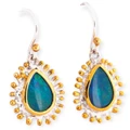 Sunrise Symphony Sterling Silver Couture Opal Earrings