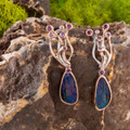 River of Dreams Sterling Silver Couture Opal Drop Earrings