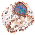 * 1 River of Stars Sterling Silver Couture Opal Ring