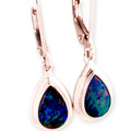 Celestial Tear Silver Opal Earrings