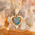 Celestial Symphony 14KT Gold Opal Pendant Celestial Symphony 14KT Gold Opal Pendant