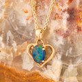 Golden Heartbeat 14kt Yellow Gold Opal Pendant Golden Heartbeat 14kt Yellow Gold Opal Pendant